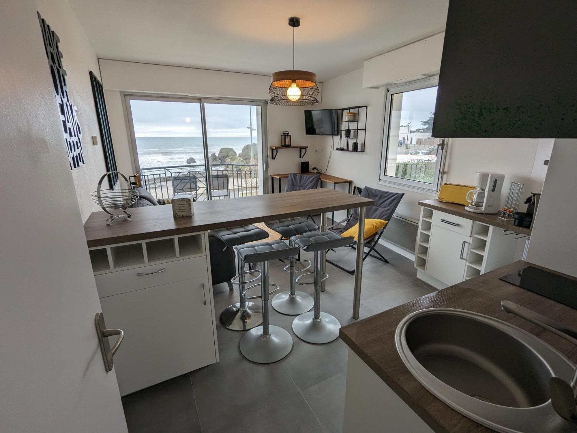 St Gilles Appartement Face Mer Saint-Hilaire-de-Riez Eksteriør billede